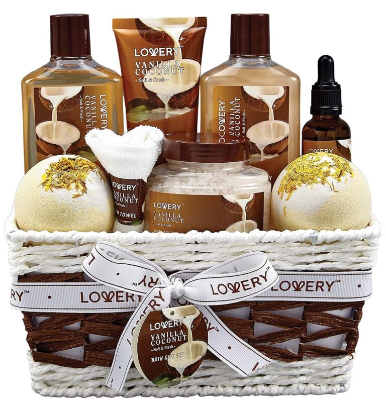 Vanilla Coconut Spa Gift Basket Set