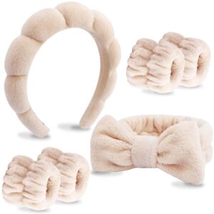 VELSCRUN 6 Pack Makeup Headbands Set