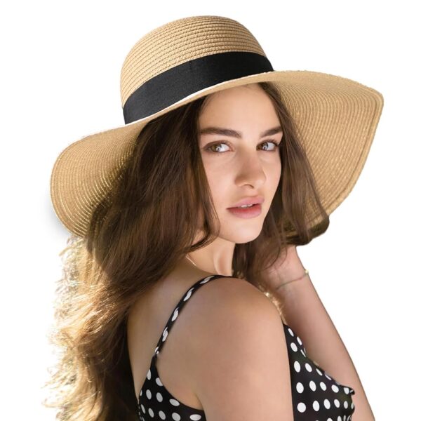 Women's UPF 50+ Foldable Beach Sun Hat