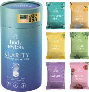 Body Restore Aromatherapy Shower Steamers 6 Pack