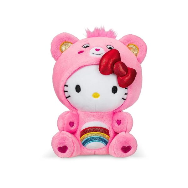 Hello Kitty as Cheer Bear Plush Toy