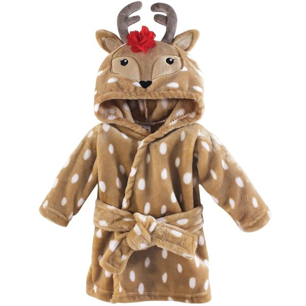 Hudson Baby Unisex Plush Animal Bathrobe