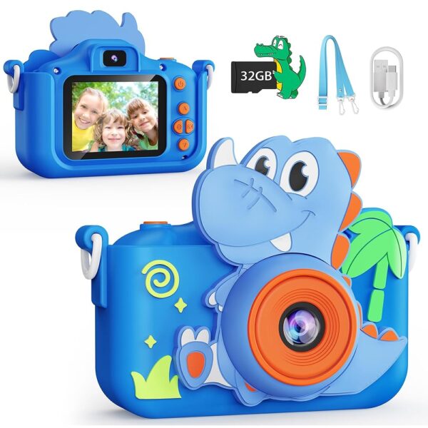 KOKODI Kids Digital Camera Toy - Dinosaurs