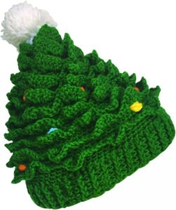 Unisex Christmas Bearded Santa Hat Beanie