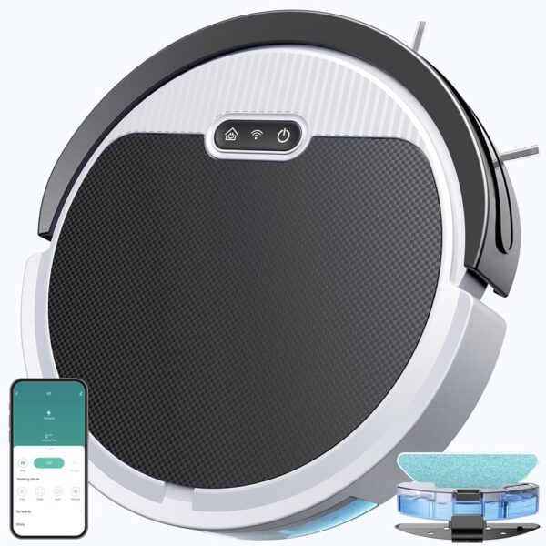 V3 Robot Vacuum and Mop Combo, 5000Pa