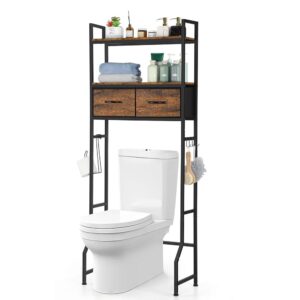 YBING Over Toilet Storage Cabinet with Drawer