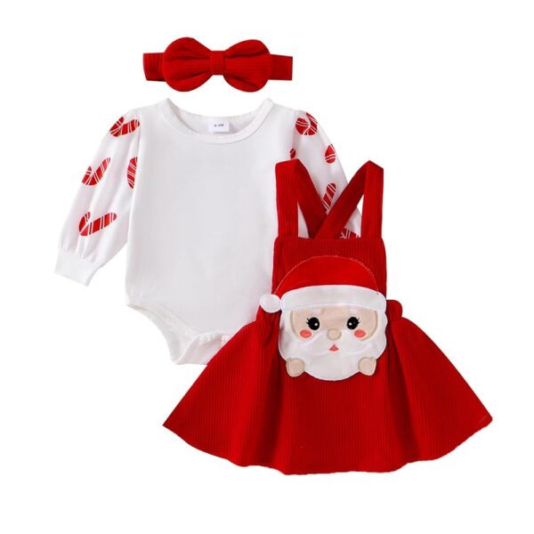 YINGISFITM Holiday Baby Girl Outfit Set