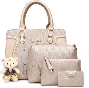 4-Piece Women's Fashion Handbag Set