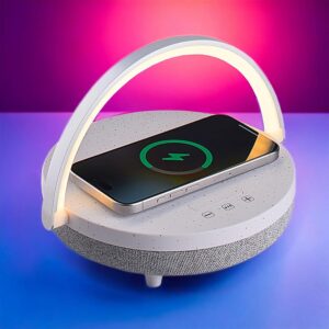 6-in-1 Wireless Charging Bedside Lamp