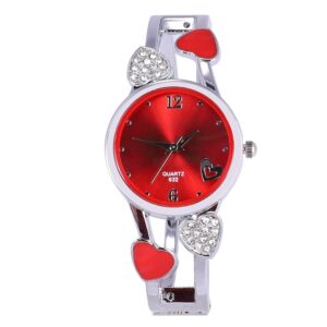 ELEOPTION Women's Rhinestone Bangle Quartz Watch