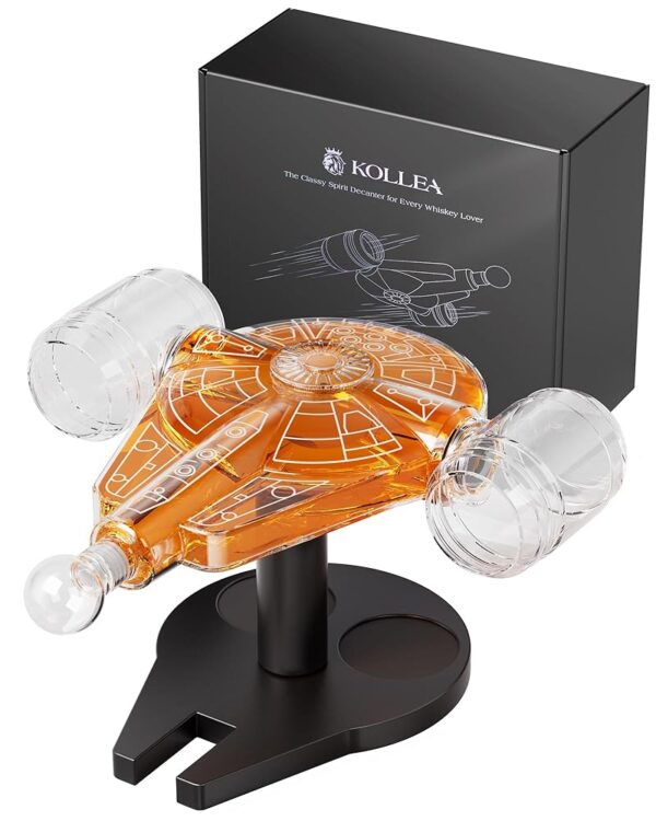 Galaxy Spaceship Whiskey Decanter Set