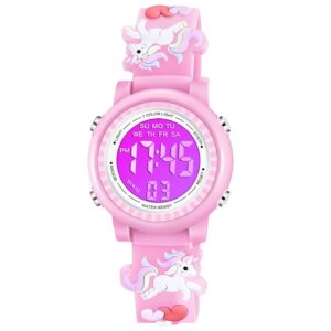 Venhoo Kids 3D Cartoon Waterproof Watch